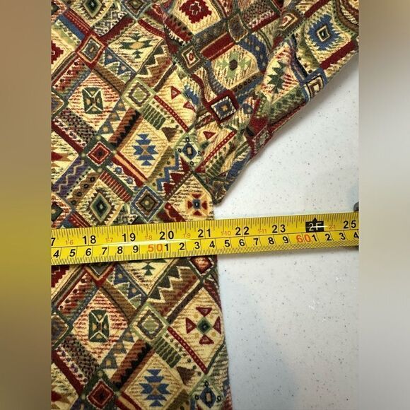 David Brooks VINTAGE Women’s Size 8 Aztec Western Long Sleeve Button Down Shirt - Picture 9 of 9